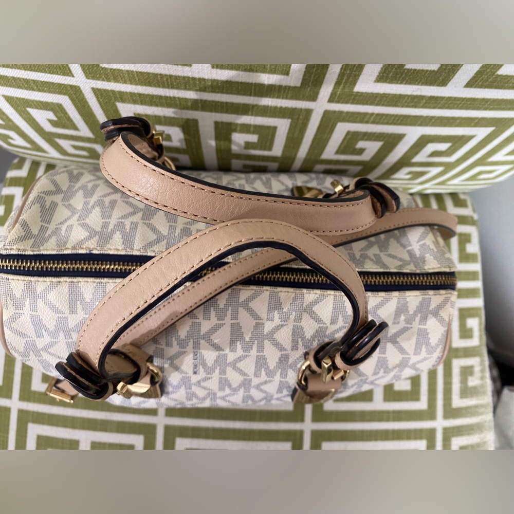 SOLD! 3 PC! Michael Kors Grayson Monogram Chain Satchel & Saffanio Zip Wallet - Picture 6 of 12